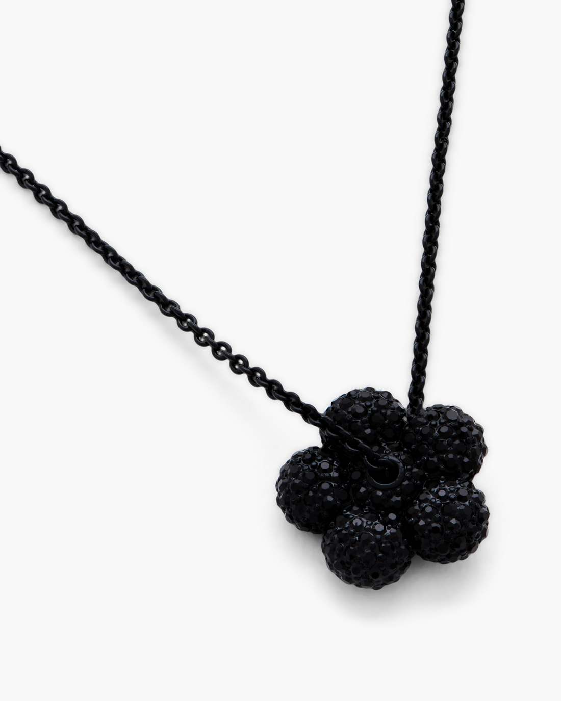 The Daisy Pave Necklace Black/Black Crystal Marc Jacobs / JEWELRY