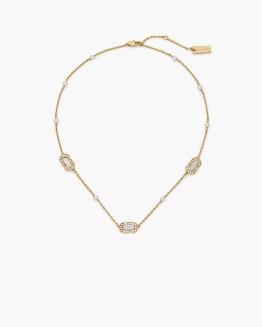 The J Marc Luxe Station Necklace Gold/Crystal Marc Jacobs / JEWELRY