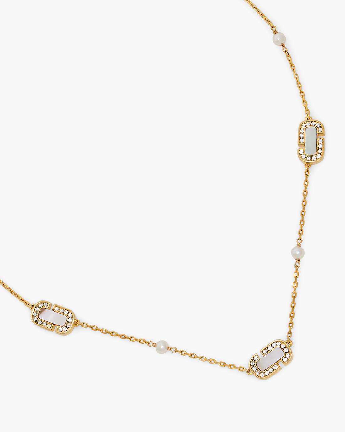 The J Marc Luxe Station Necklace Gold/Crystal Marc Jacobs / JEWELRY