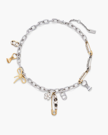 The Grunge Glam Charm Necklace Gold/Silver Marc Jacobs / JEWELRY