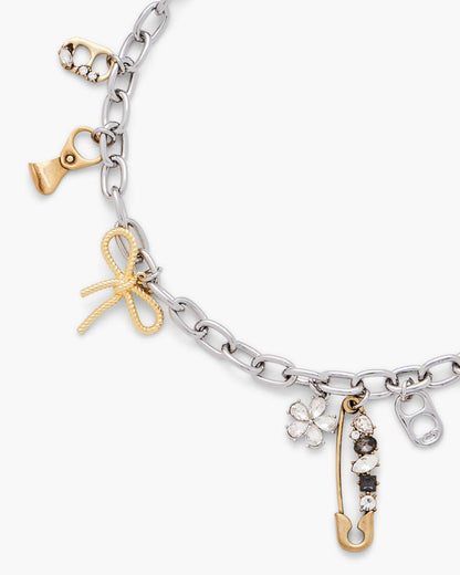 The Grunge Glam Charm Necklace Gold/Silver Marc Jacobs / JEWELRY