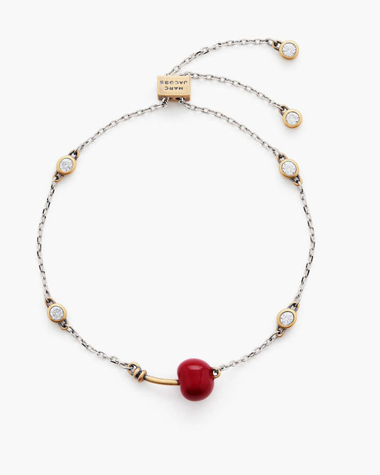 The Cherry Slider Bracelet Silver/Red Marc Jacobs / JEWELRY|NEW ARRIVALS