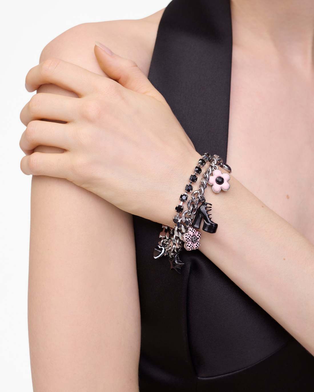 The Mini Icon Dot Charm Bracelet Silver/Multi Marc Jacobs / JEWELRY
