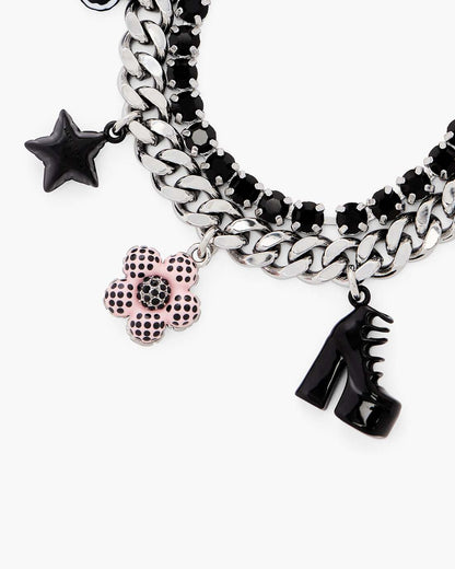 The Mini Icon Dot Charm Bracelet Silver/Multi Marc Jacobs / JEWELRY