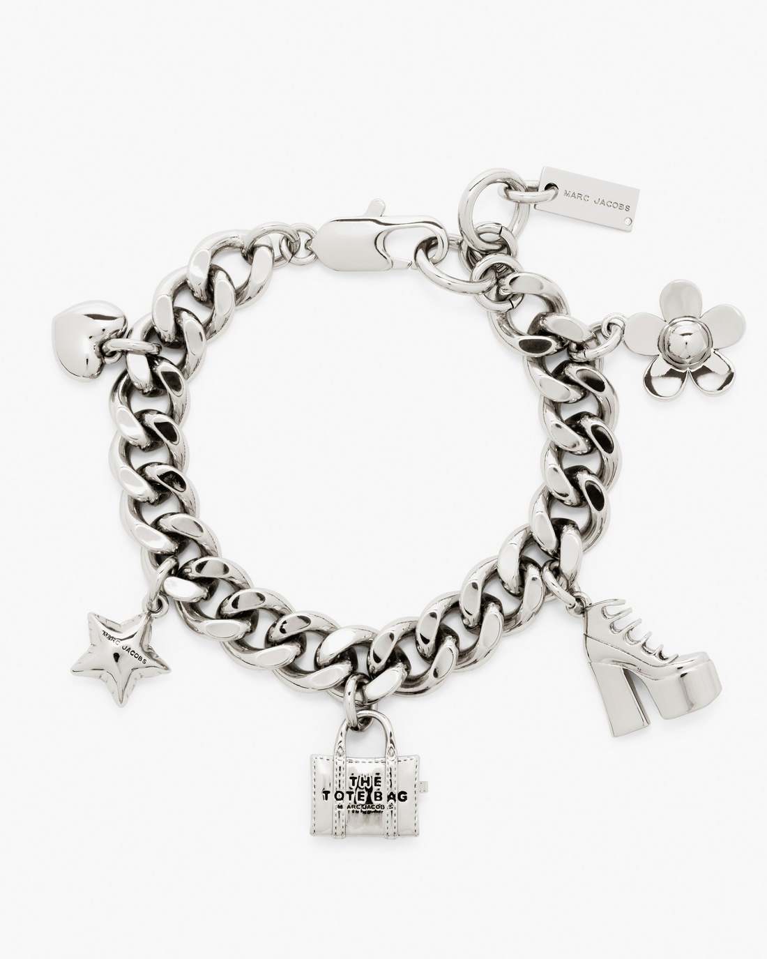 The Mini Icon Charm Bracelet Light Antique Silver Marc Jacobs / JEWELRY