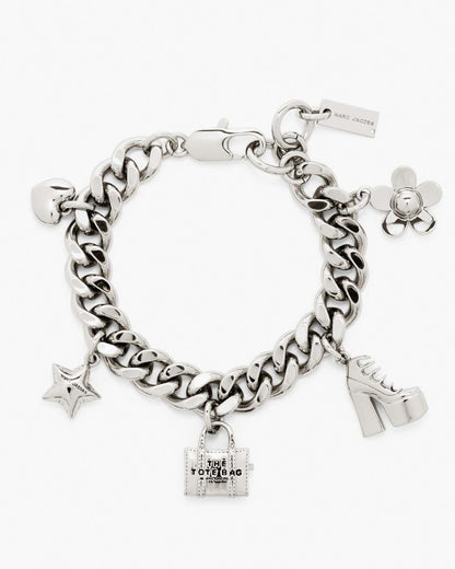 The Mini Icon Charm Bracelet Light Antique Silver Marc Jacobs / JEWELRY