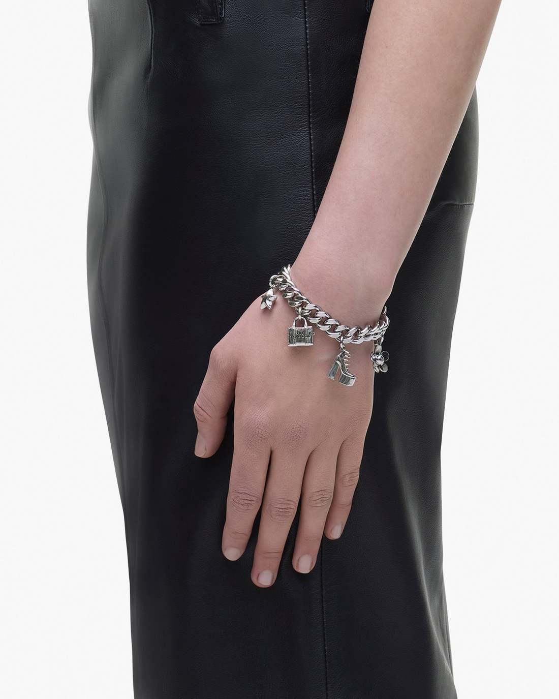 The Mini Icon Charm Bracelet Light Antique Silver Marc Jacobs / JEWELRY