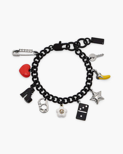 The Collector Charm Bracelet Black Multi Marc Jacobs / JEWELRY