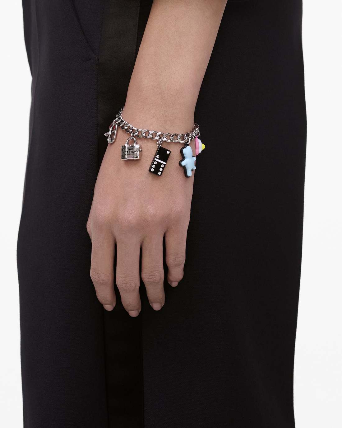 The Sticker Charm Bracelet Silver Multi Marc Jacobs / JEWELRY