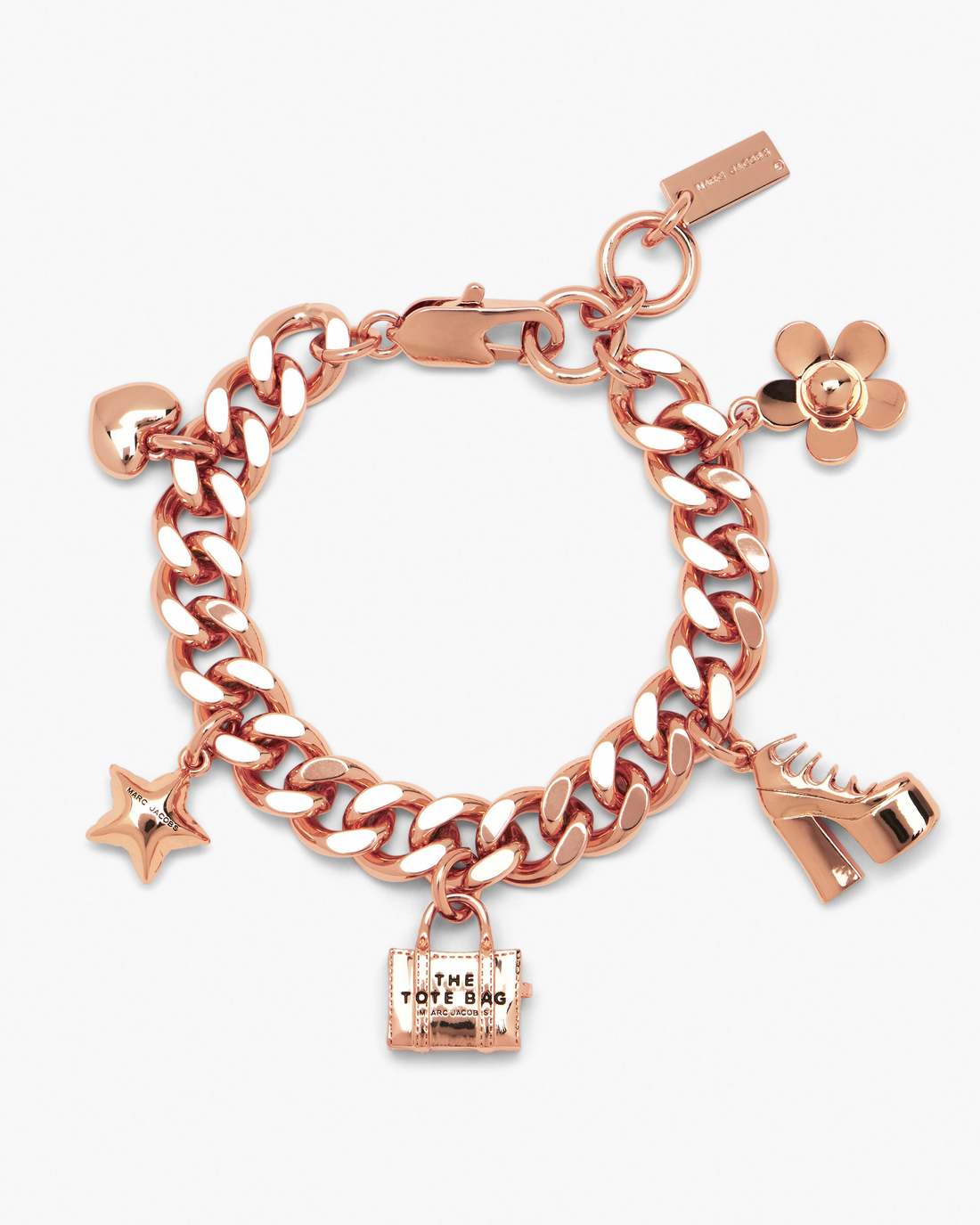 The Mini Icon Charm Bracelet Antique Rose Gold Marc Jacobs / JEWELRY