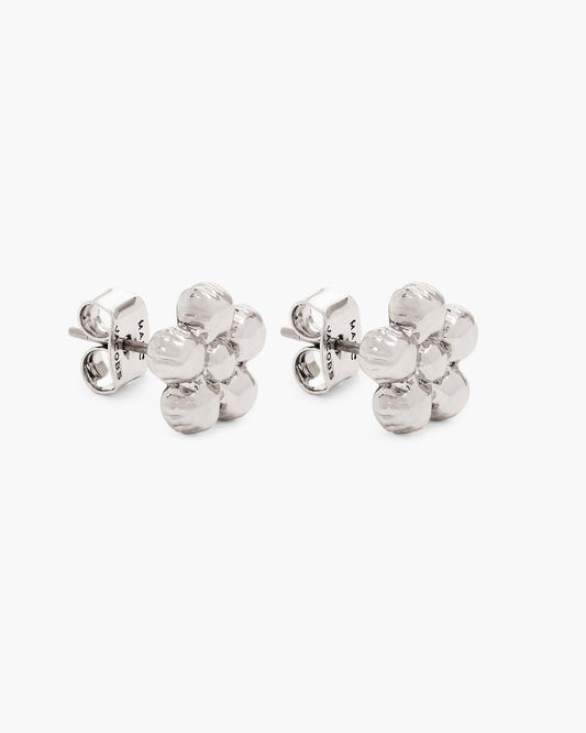 Daisy Balloon Stud Earrings Silver Marc Jacobs / JEWELRY|NEW ARRIVALS
