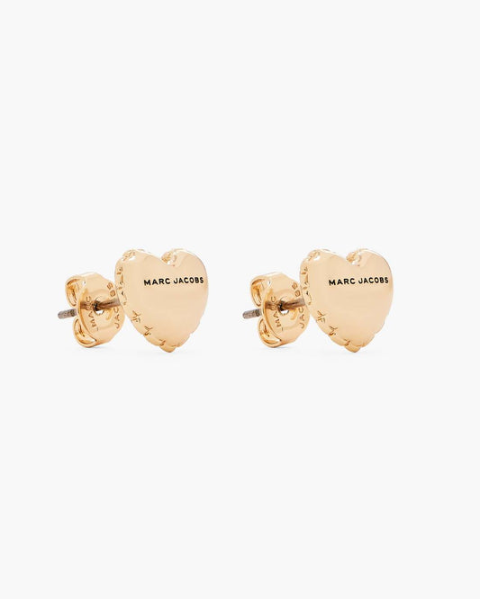 The Heart Balloon Stud Earrings Light Antique Gold Marc Jacobs / JEWELRY