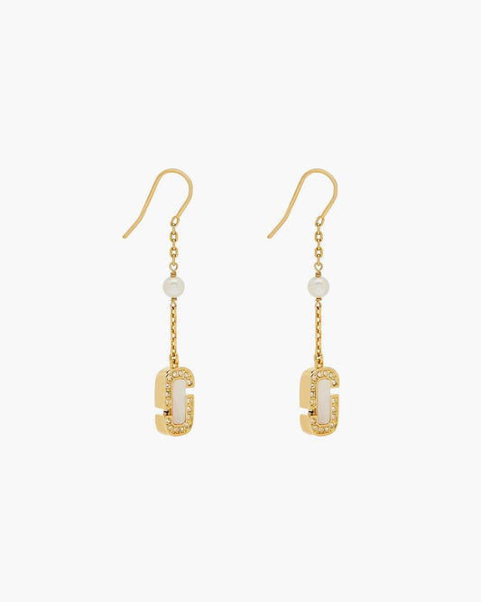 The J Marc Luxe Linear Earrings Gold/Crystal Marc Jacobs / JEWELRY