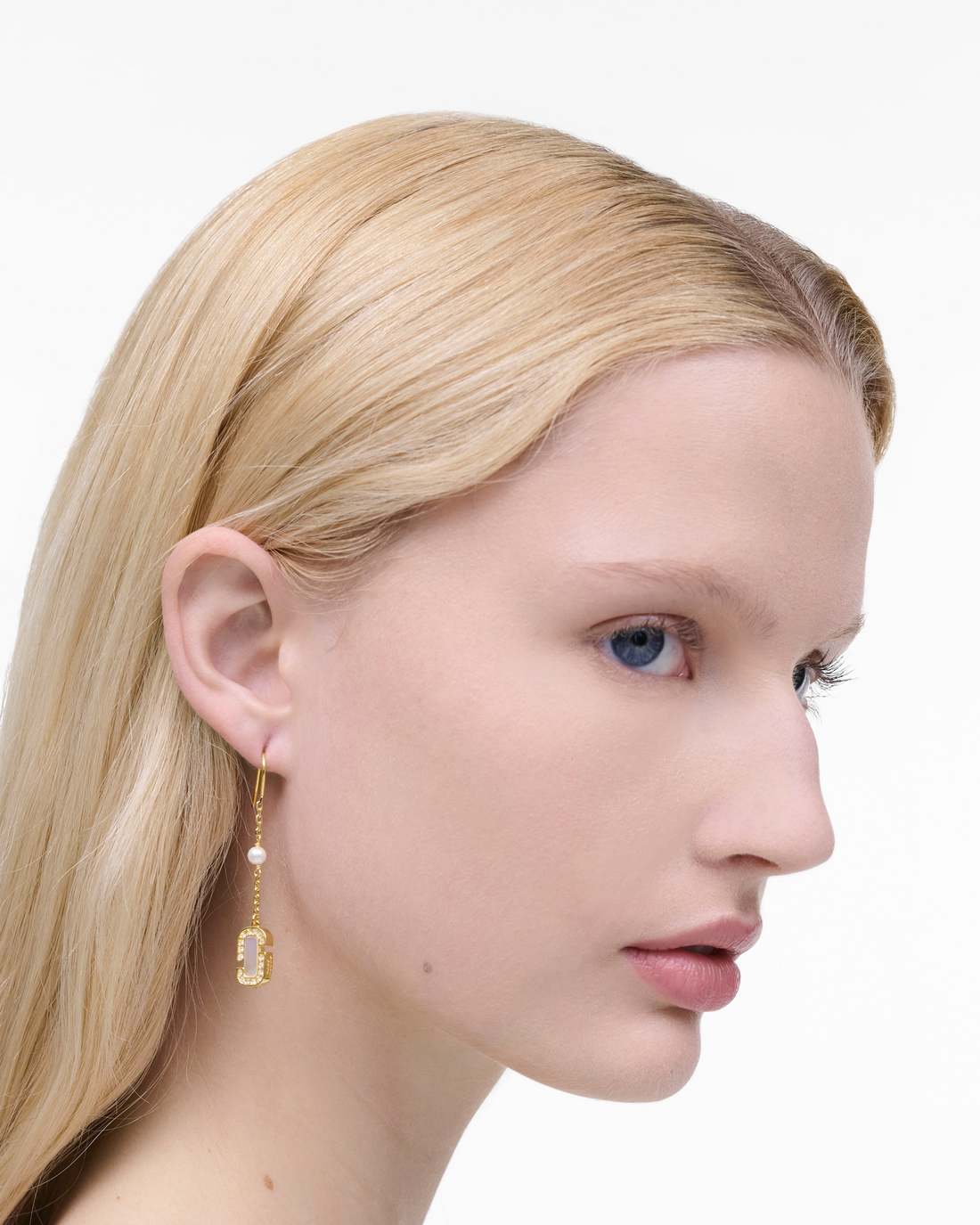 The J Marc Luxe Linear Earrings Gold/Crystal Marc Jacobs / JEWELRY