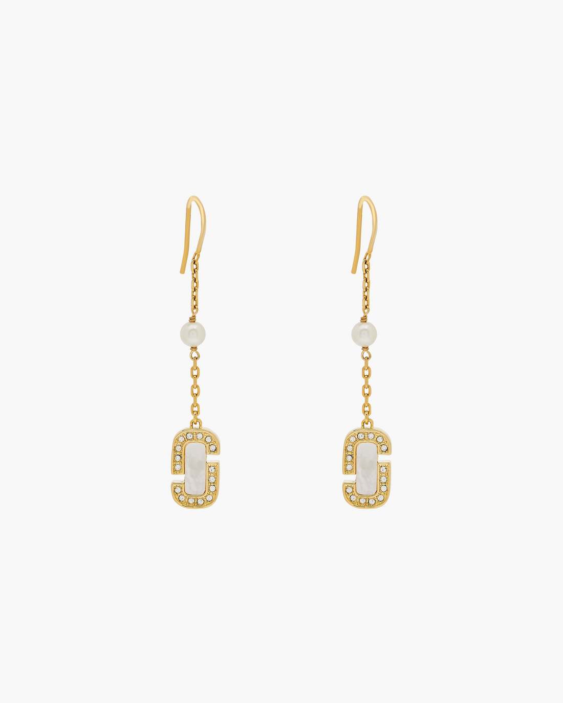 The J Marc Luxe Linear Earrings Gold/Crystal Marc Jacobs / JEWELRY