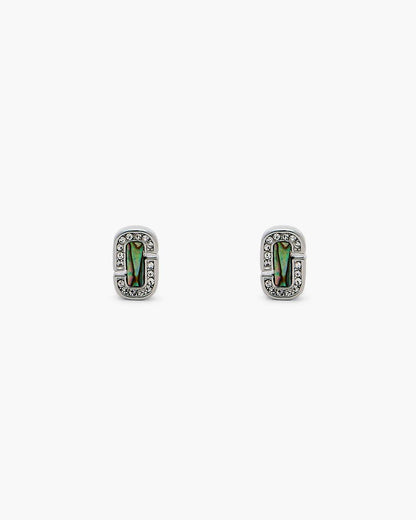 The J Marc Luxe Abalone Earrings Silver/Crystal Marc Jacobs / JEWELRY