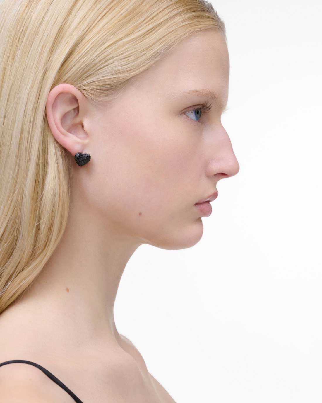 The Heart Balloon Pave Earrings Black/Black Crystal Marc Jacobs / JEWELRY