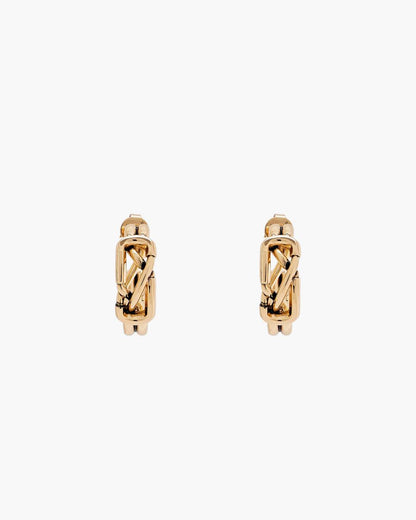 The Dual Hoop Earrings Gold Marc Jacobs / JEWELRY