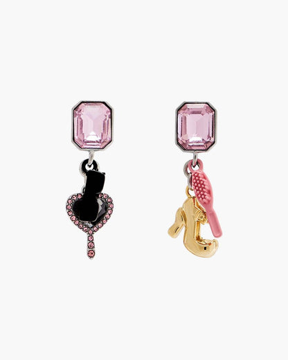 The Dollhouse Charm Earrings Silver/Multi Marc Jacobs / JEWELRY