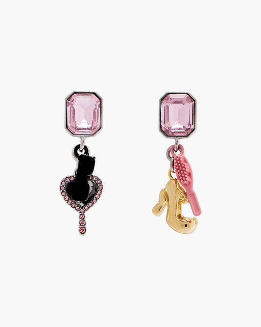 The Dollhouse Charm Earrings Silver/Multi Marc Jacobs / JEWELRY