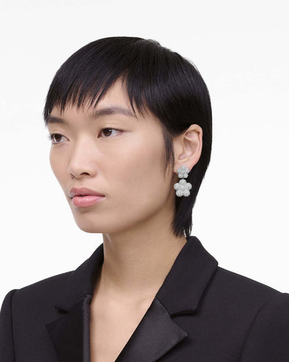 The Daisy Balloon Drop Earrings Silver/Crystal Marc Jacobs / JEWELRY