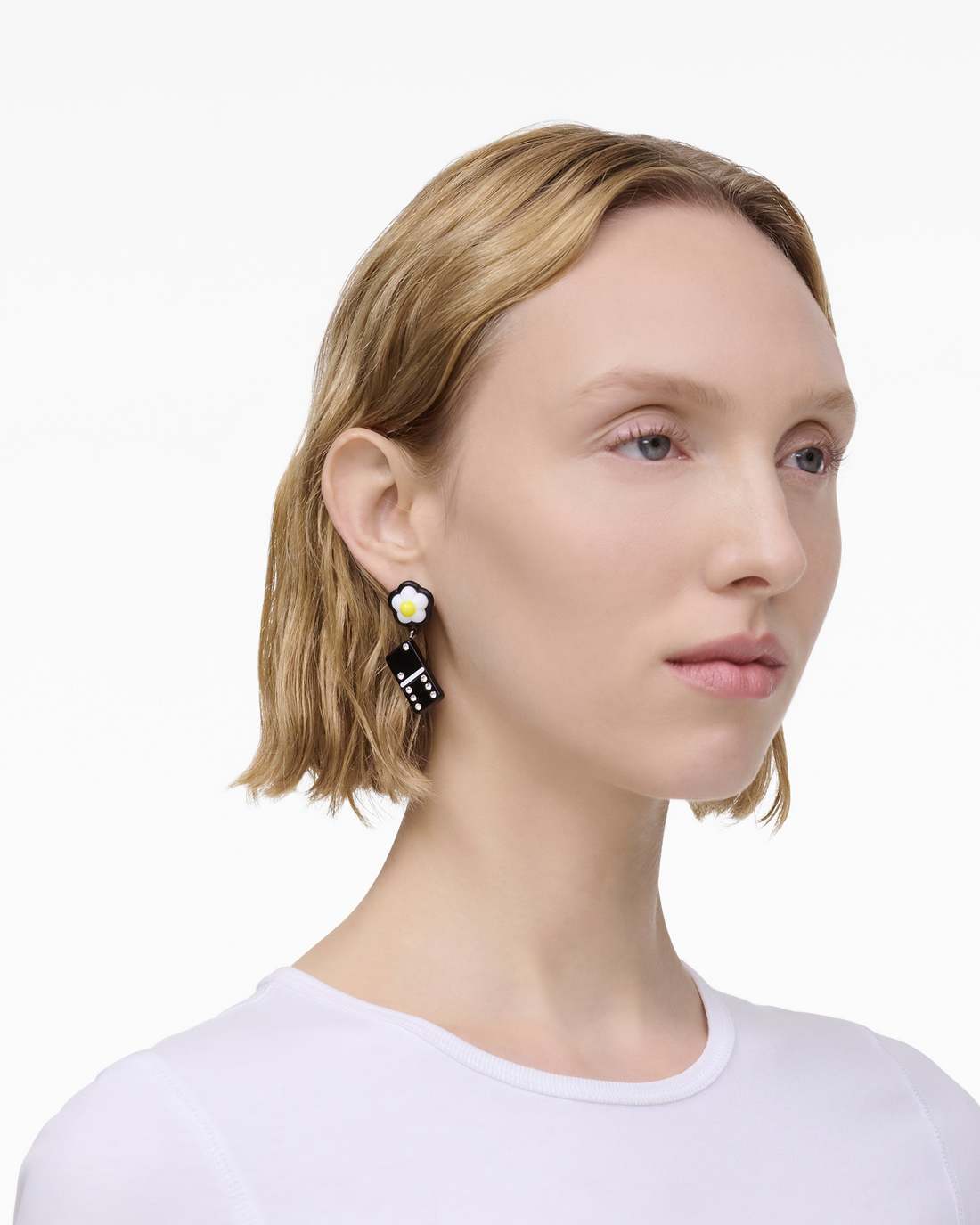 The Sticker Charm Earrings Silver Multi Marc Jacobs / JEWELRY