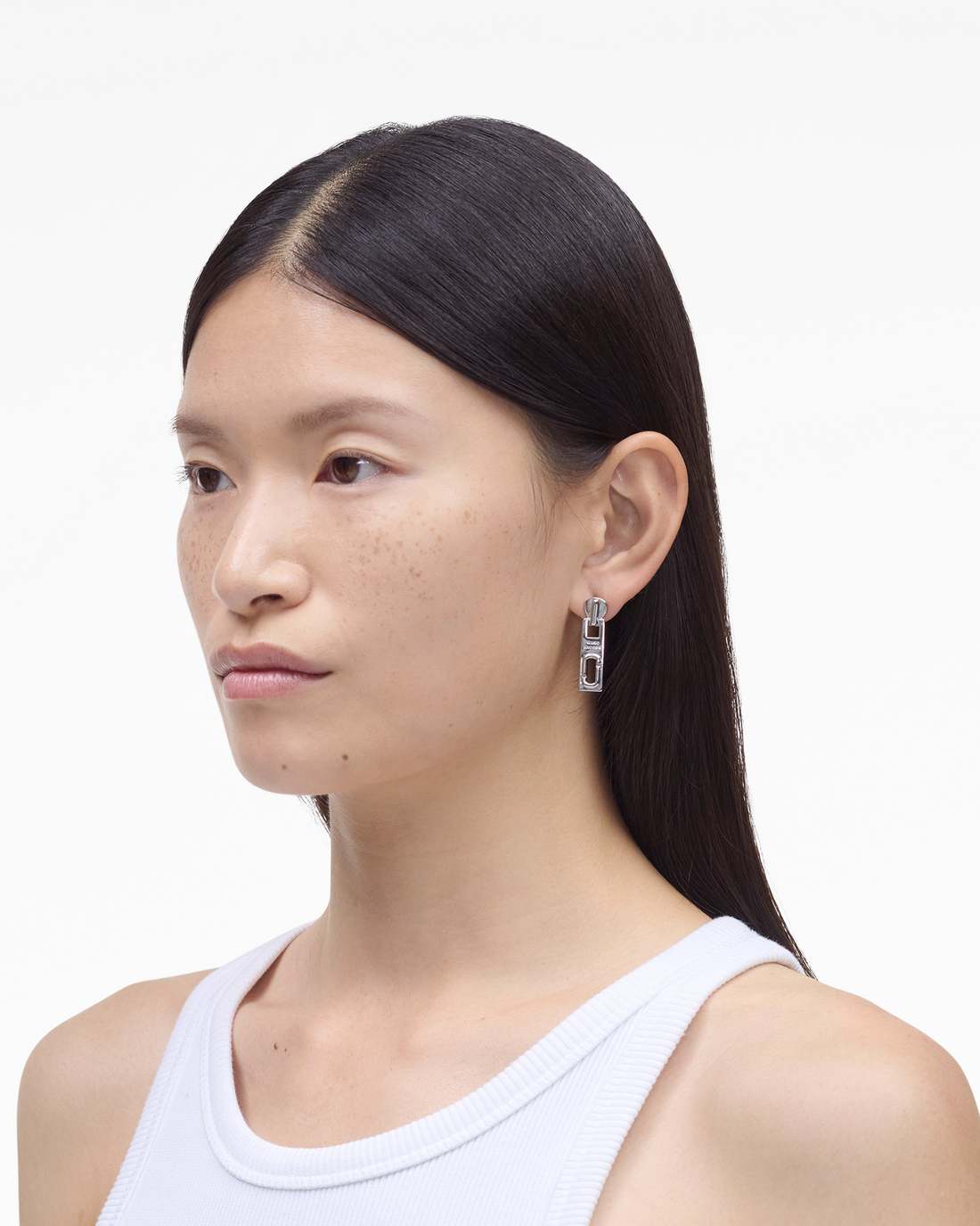J Marc Zipper Earrings Silver Marc Jacobs / JEWELRY