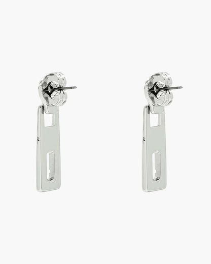 J Marc Zipper Earrings Silver Marc Jacobs / JEWELRY