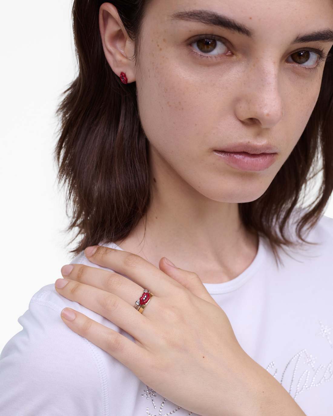 The Lips Ring Set Gold/Silver Marc Jacobs / JEWELRY|NEW ARRIVALS