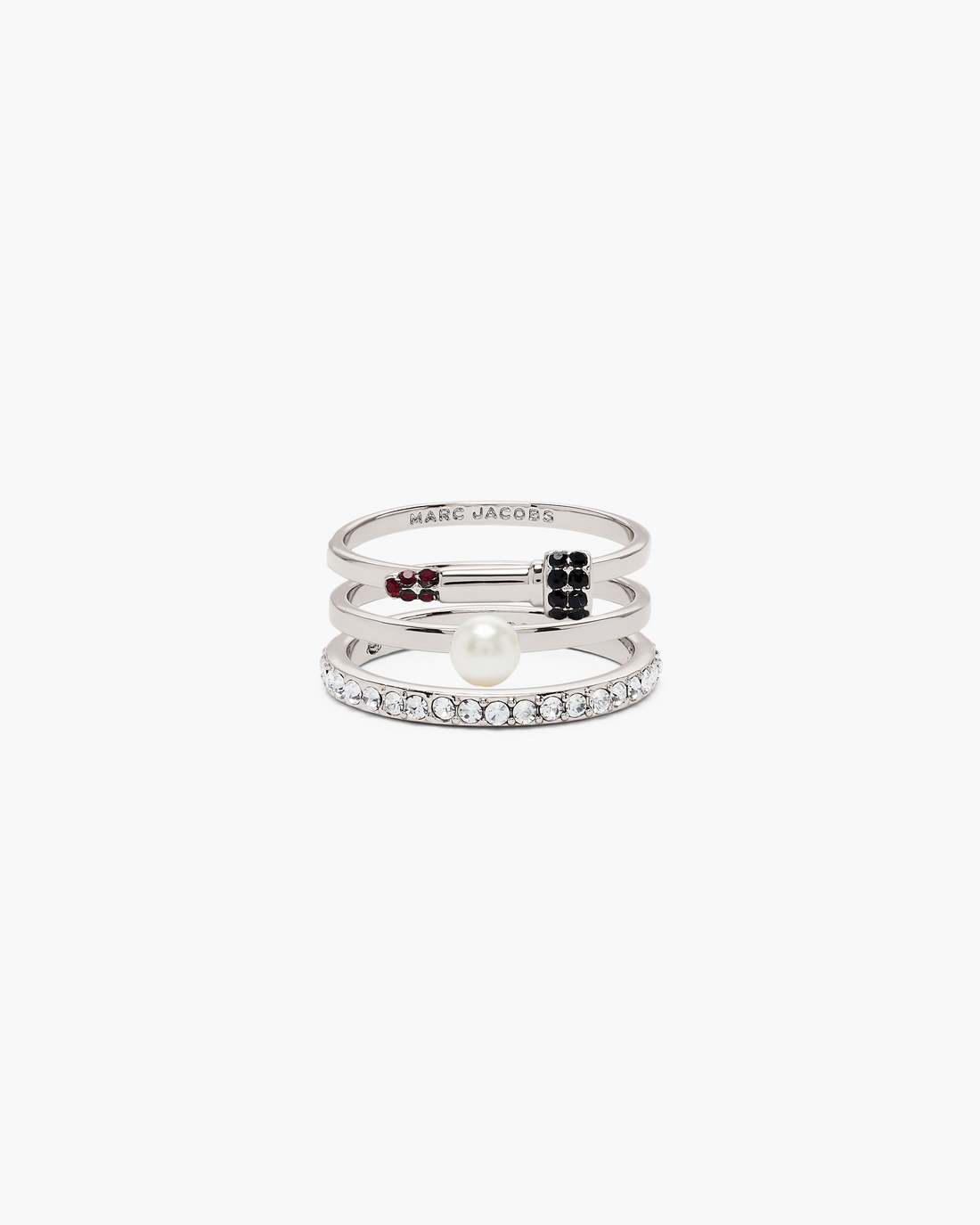 The Rouge Ring Set Silver/Multi Marc Jacobs / JEWELRY|NEW ARRIVALS