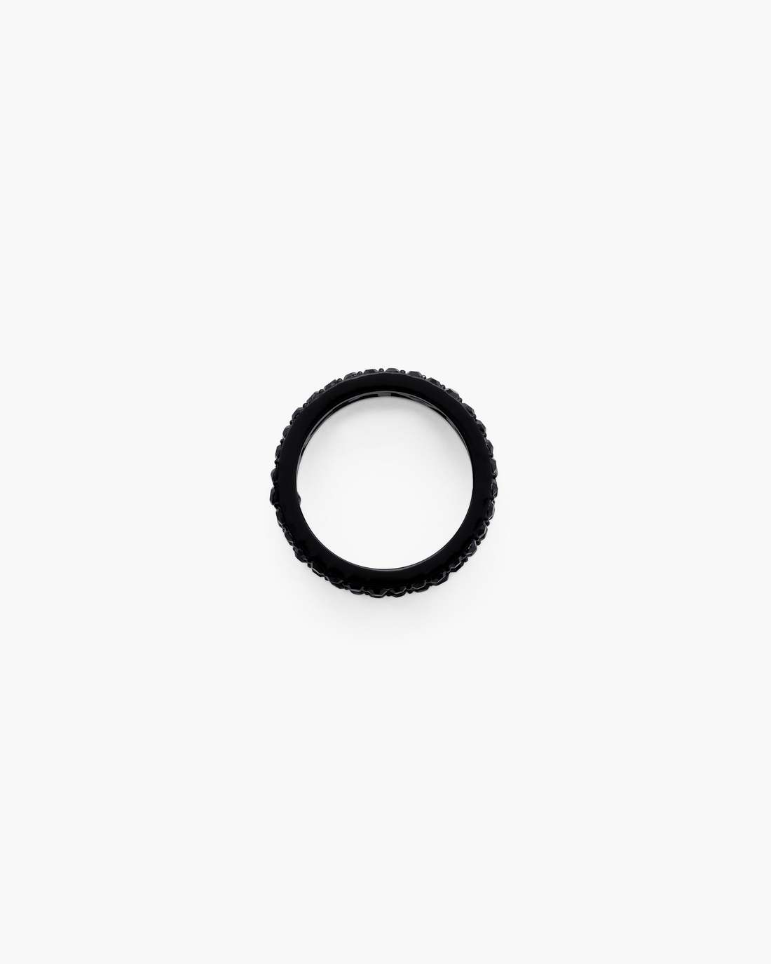The Monogram Pave Ring Black/Black Crystal Marc Jacobs / JEWELRY