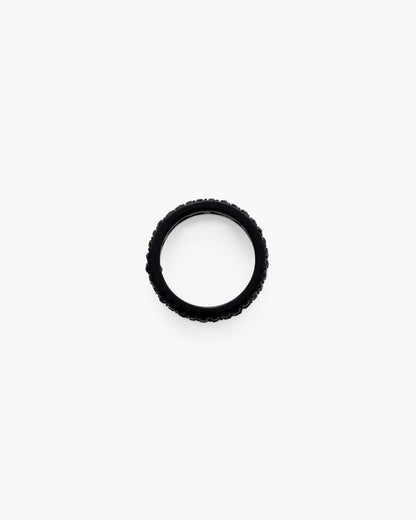 The Monogram Pave Ring Black/Black Crystal Marc Jacobs / JEWELRY