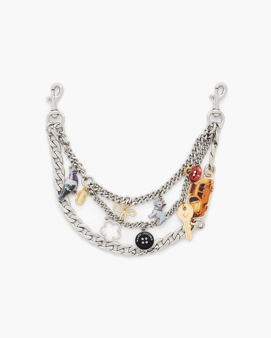 The Trinket Charm Chain Shoulder Strap Nickel Marc Jacobs / ACCESSORIES|NEW ARRIVALS
