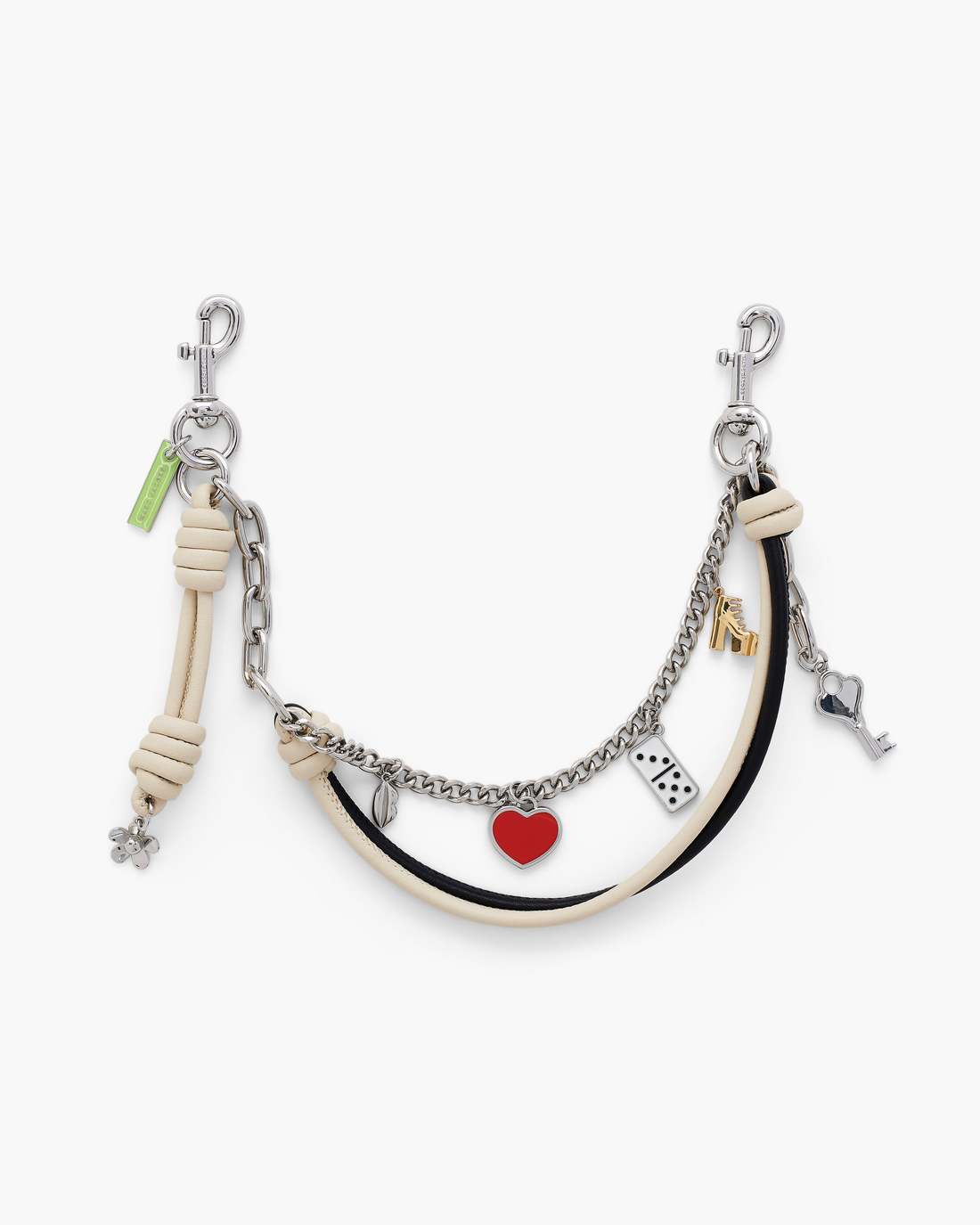 The Mini Icon Chain Bag Charm Black/Cloud White Marc Jacobs / ACCESSORIES
