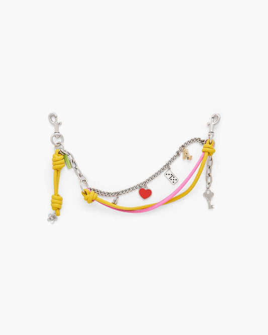 The Mini Icon Chain Bag Charm Bow Pink Multi Marc Jacobs / ACCESSORIES