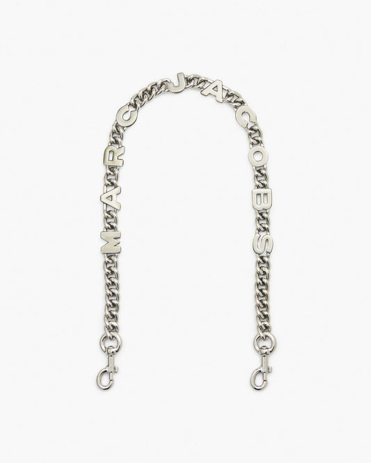 The Logo Chain Shoulder Strap Nickel Marc Jacobs / ACCESSORIES