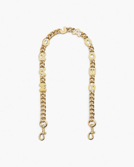 The Logo Chain Shoulder Strap Gold Marc Jacobs / ACCESSORIES
