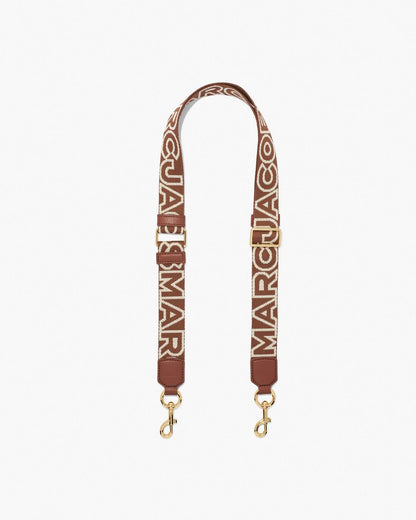 The Thin Outline Logo Webbing Strap Argan Oil Multi Marc Jacobs / ACCESSORIES