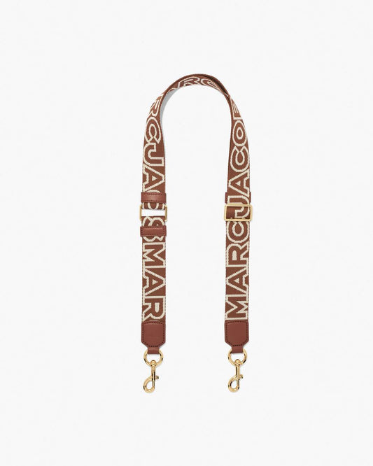 The Thin Outline Logo Webbing Strap Argan Oil Multi Marc Jacobs / ACCESSORIES
