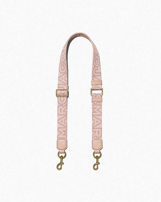 The Thin Outline Logo Webbing Strap Rose Multi Marc Jacobs / ACCESSORIES