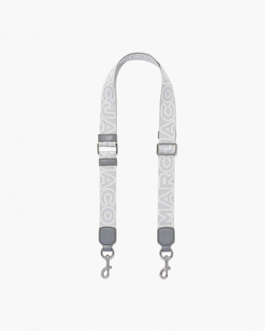 The Thin Outline Logo Webbing Strap Wolf Grey Multi Marc Jacobs / ACCESSORIES