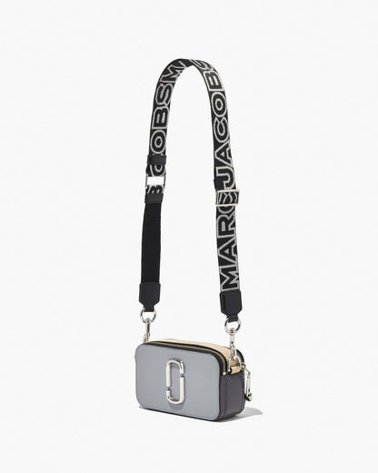 The Thin Outline Logo Webbing Strap Black/Silver Marc Jacobs / ACCESSORIES