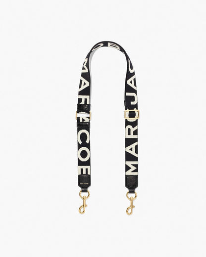 The Thin Logo Webbing Strap Black/White Marc Jacobs / ACCESSORIES