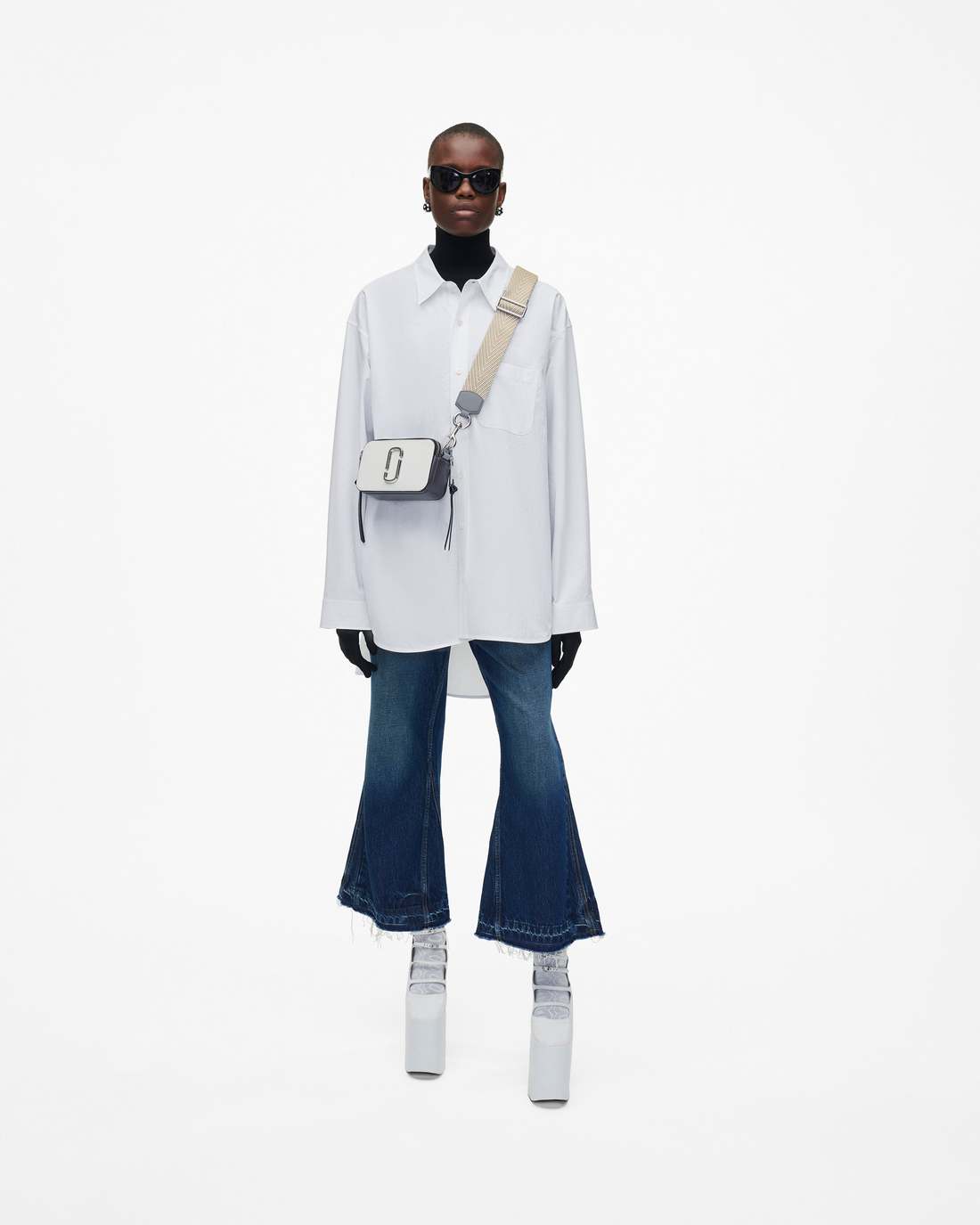The Arrow Webbing Strap Wolf Grey Multi Marc Jacobs / ACCESSORIES