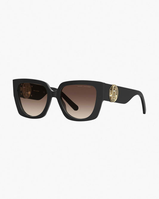 The J Marc Square Cutout Sunglasses Black Marc Jacobs / ACCESSORIES
