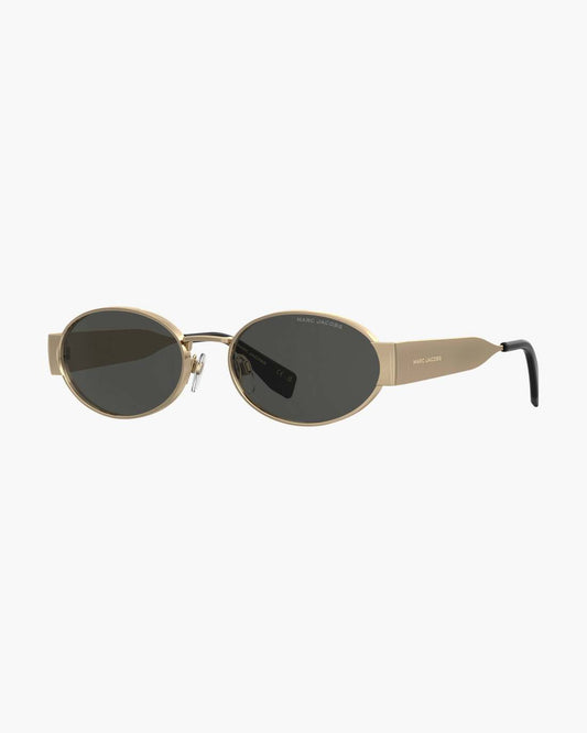 The Classic Logo Round Sunglasses Black/Gold Marc Jacobs / ACCESSORIES