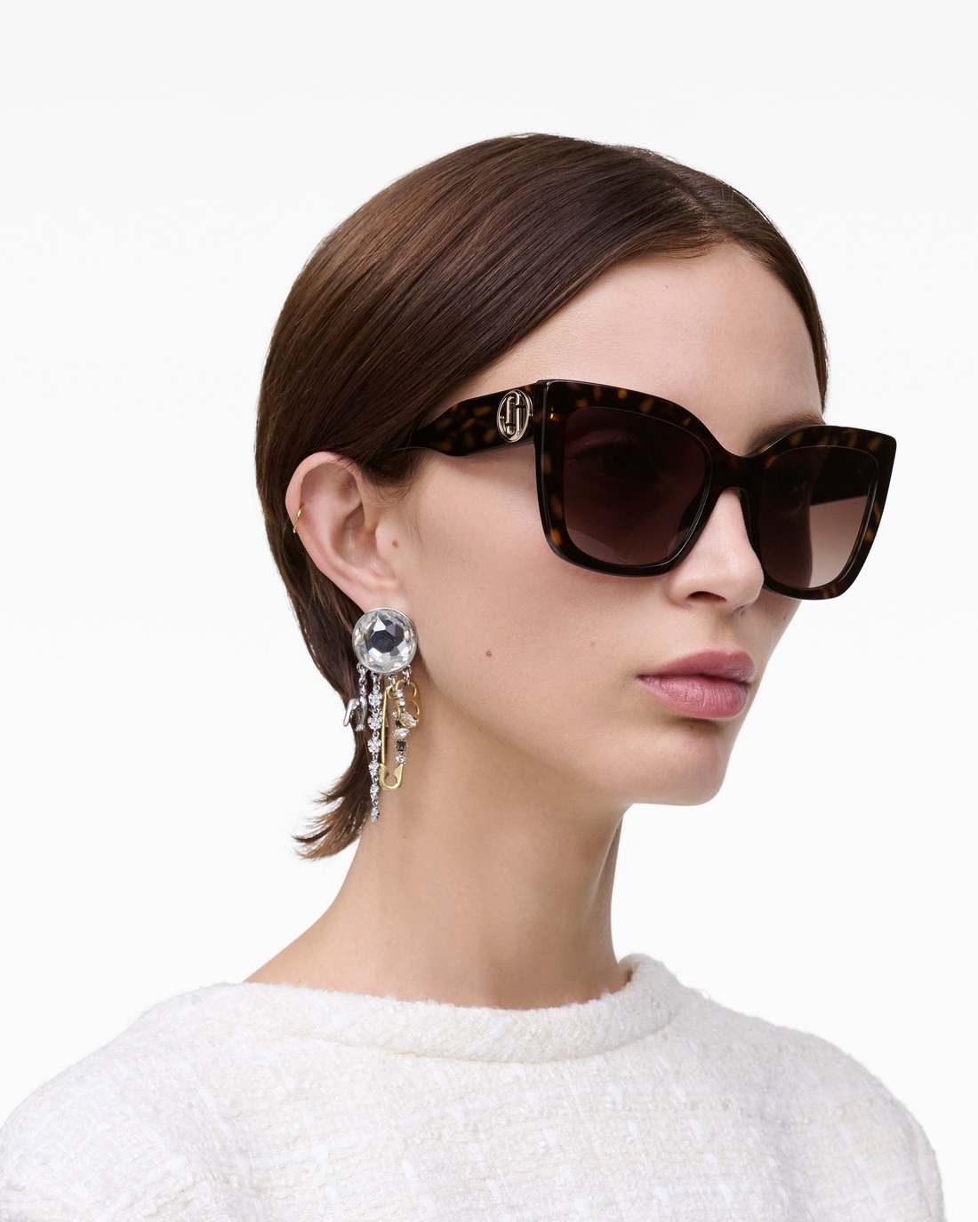 The J Marc Square Sunglasses Havana Marc Jacobs / ACCESSORIES
