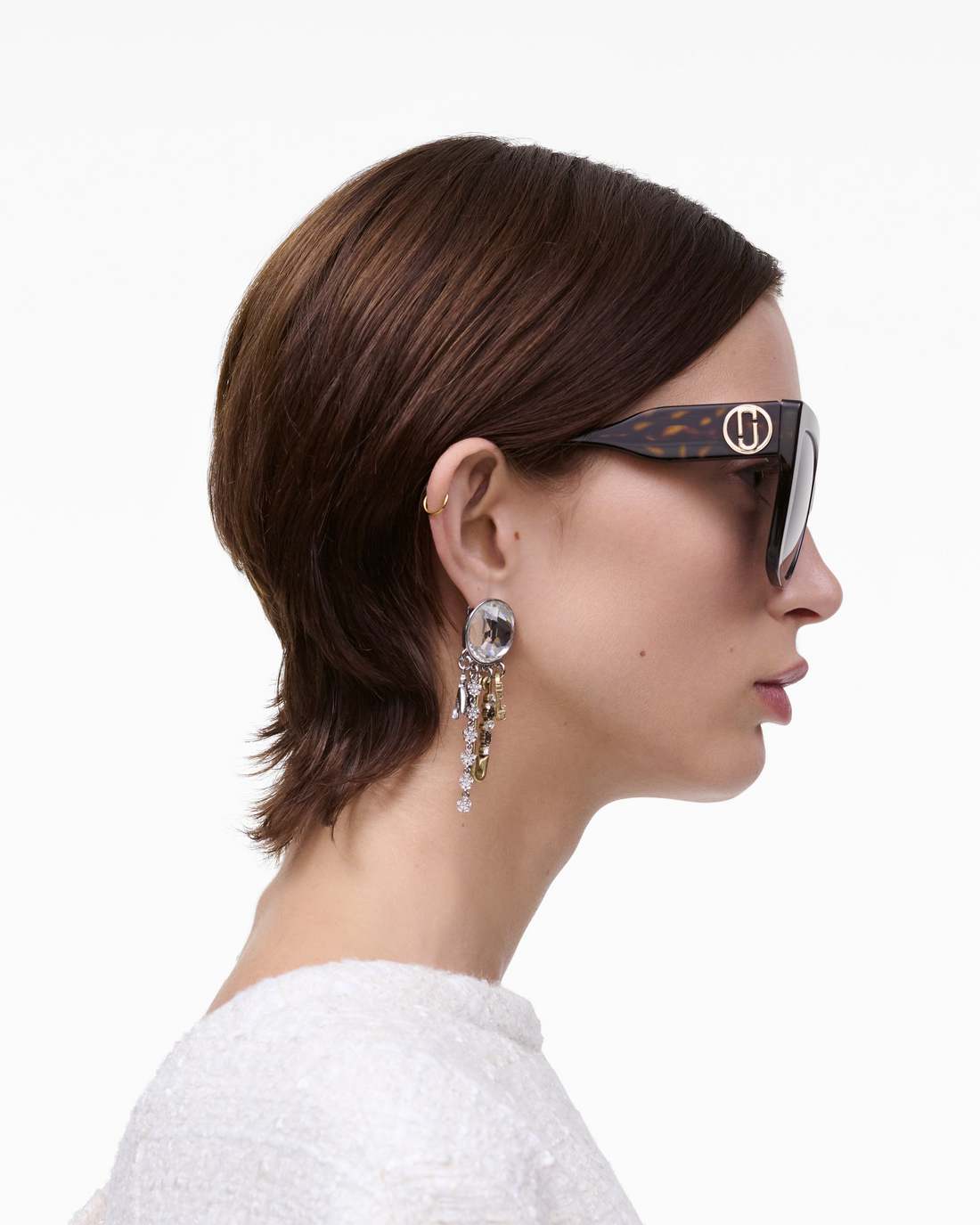 The J Marc Square Sunglasses Havana Marc Jacobs / ACCESSORIES
