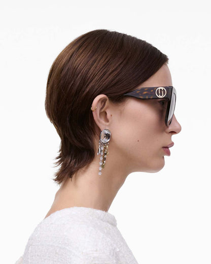 The J Marc Square Sunglasses Havana Marc Jacobs / ACCESSORIES