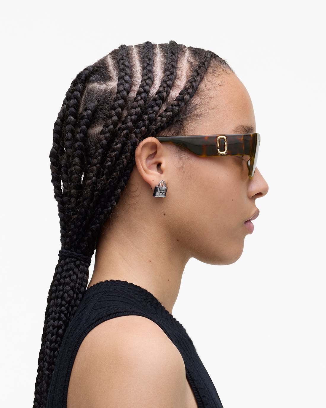 The J Marc Square Cat Eye Sunglasses Havana Marc Jacobs / ACCESSORIES